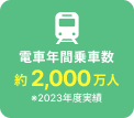 電車年間乗車数