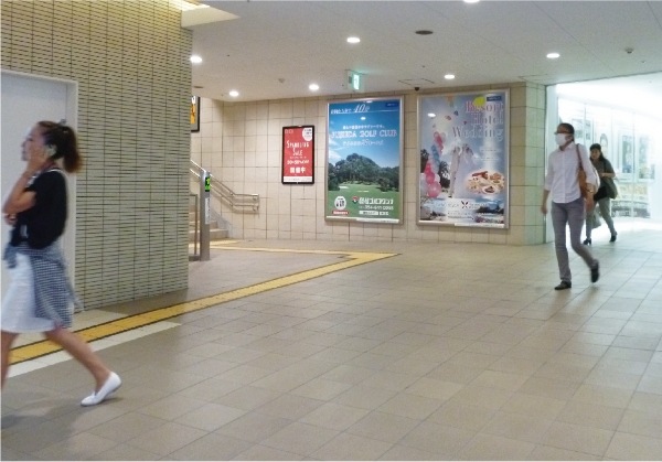 セノバ地下通路ワイドパネル