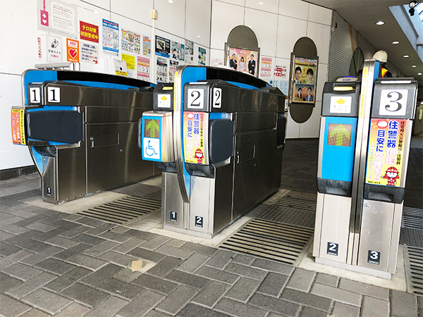 全駅改札ステッカー
